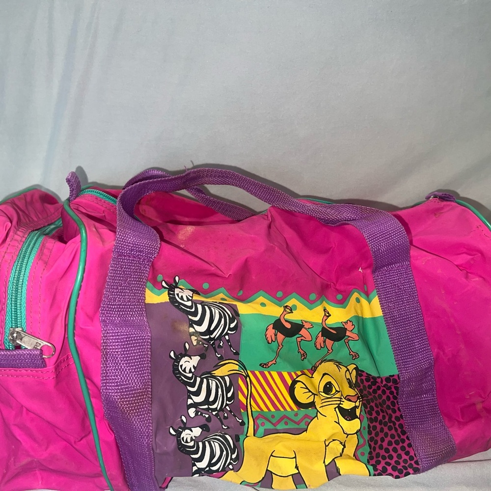 Vintage lion King overnight bag
